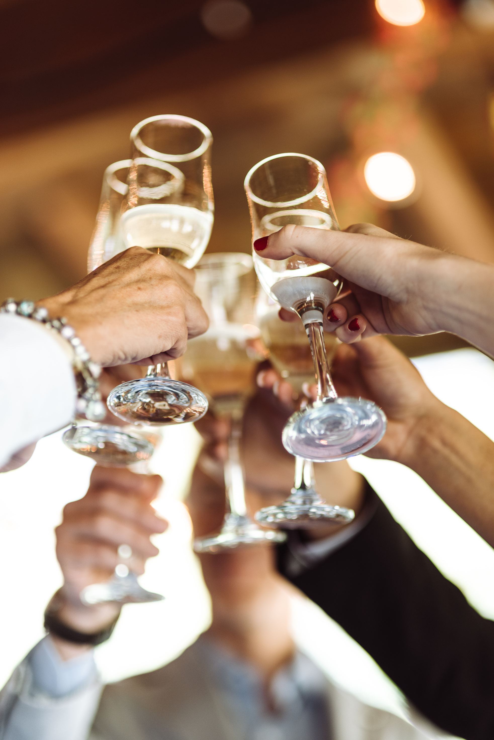 champagne toasting celebration